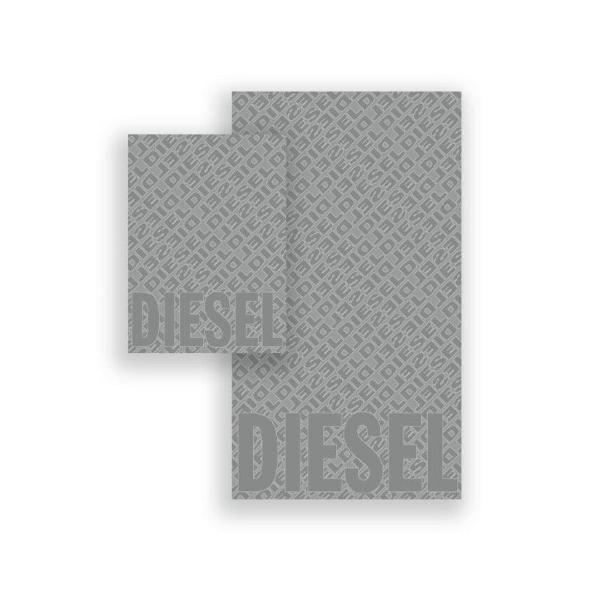 Diesel SADA RUČNÍKŮ A OSUŠEK, šedá