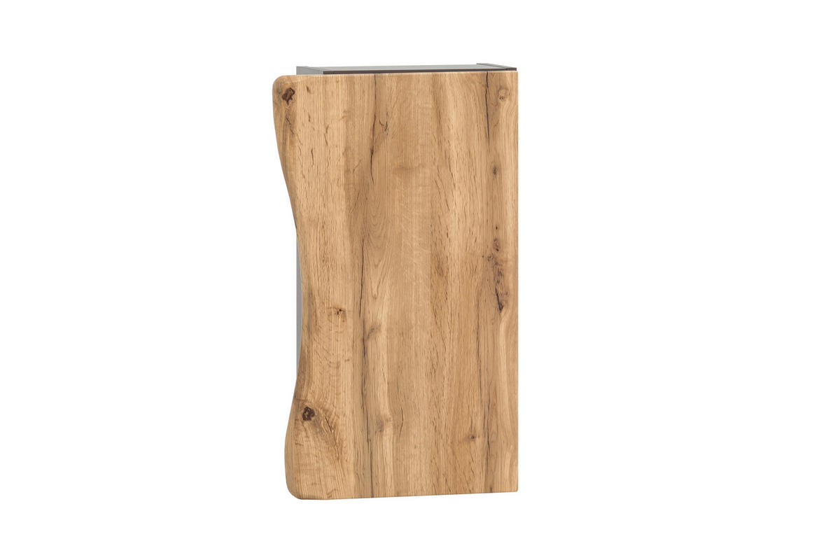 HÄNGESCHRANK 30/64/20 cm  - Eiche Wotan/Graphitfarben, Natur, Holzwerkstoff (30/64/20cm) - Xora