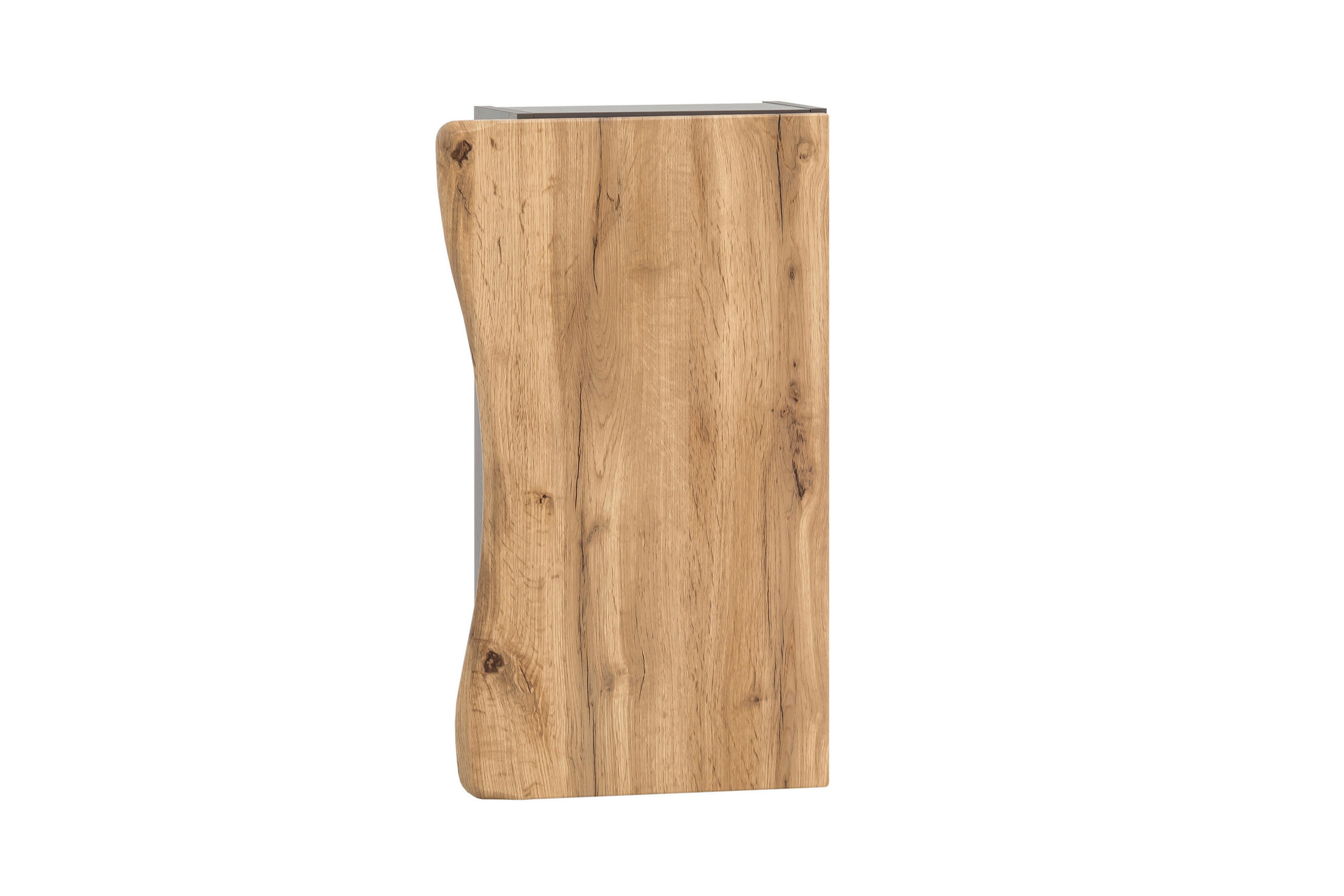 Xora Hängeschrank Bogen Eiche Wotan, Grau 30x64x20 cm