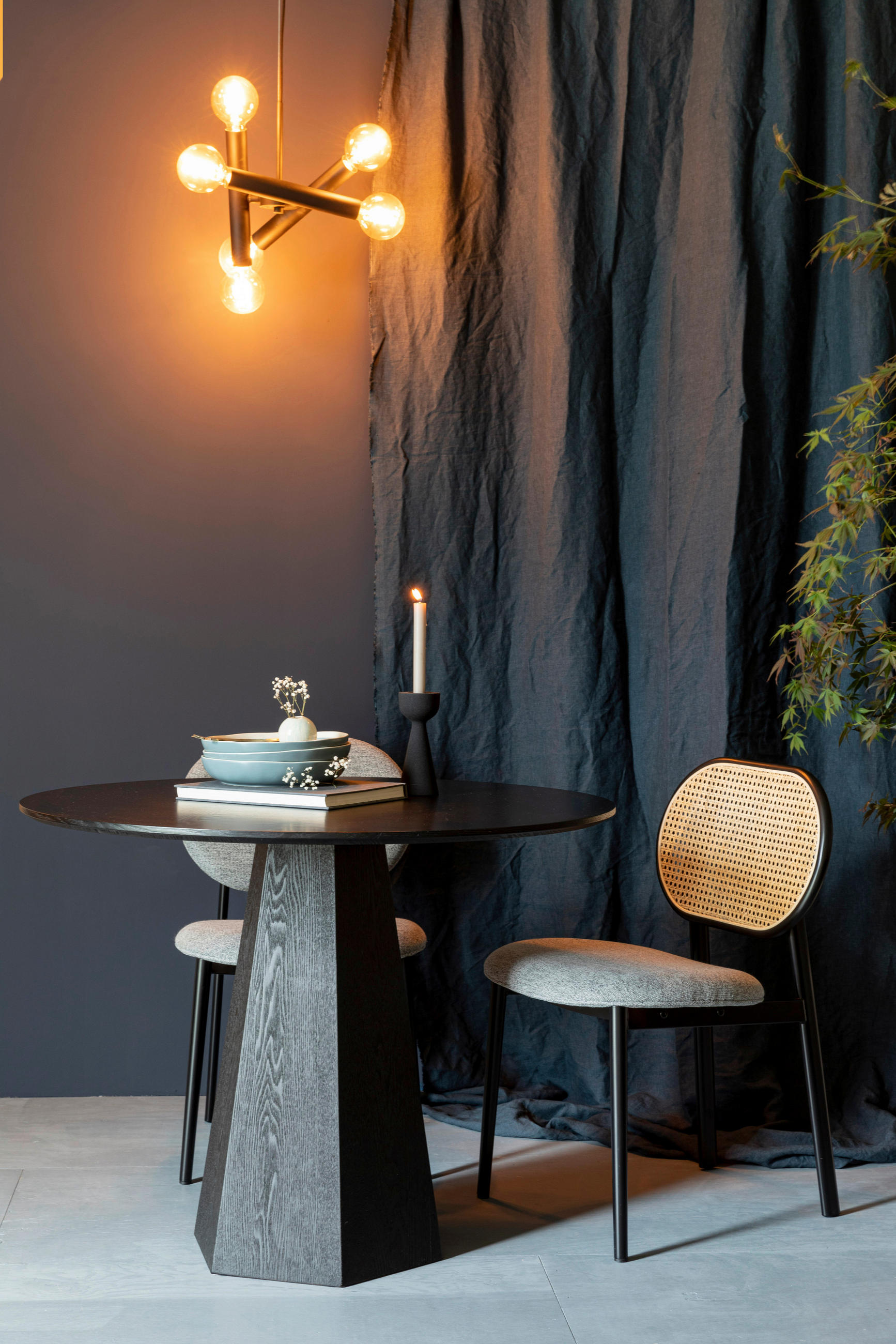 HÄNGELEUCHTE 17/170/39 cm - Schwarz, Basics, Metall (17/170/39cm) - Zuiver