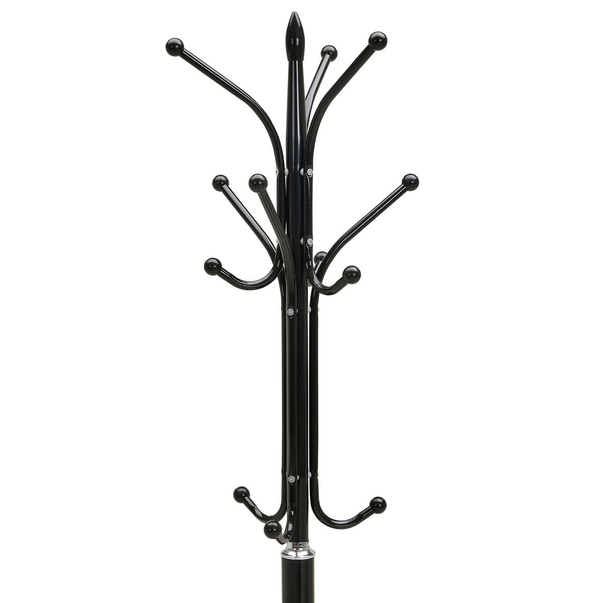 KLEIDERSTÄNDER in Schwarz 37/179/37 cm   - Schwarz, Basics, Kunststoff/Stein (37/179/37cm) - Carryhome