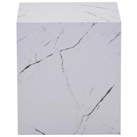 ODKLÁDACÍ STOLEK, bílá - bílá, Design, kompozitní dřevo (40/40/45,5cm) - MID.YOU