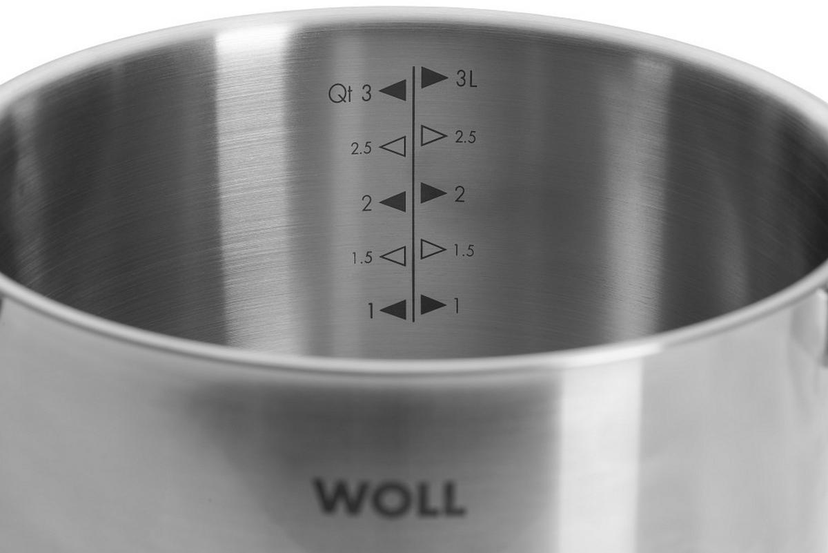 KOCHTOPFSET Steel  - Silberfarben, Basics, Metall - WOLL