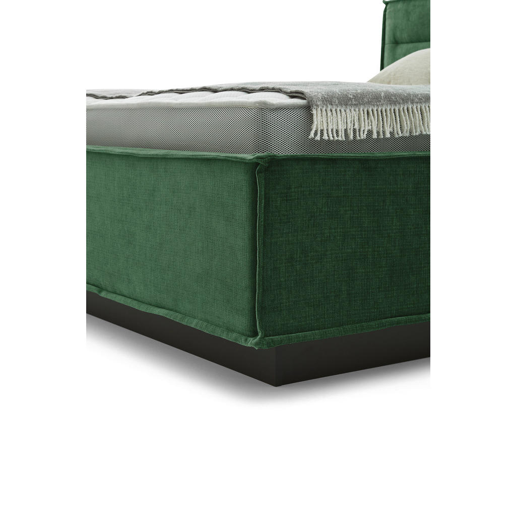 Thumbnail - Musterring Polsterbett, Grün, Textil, H3 + H4, 2-Zonen, Höhe ca. 22 cm, 180x200 cm, Dgm, Bezug abnehmbar/waschbar, für H...