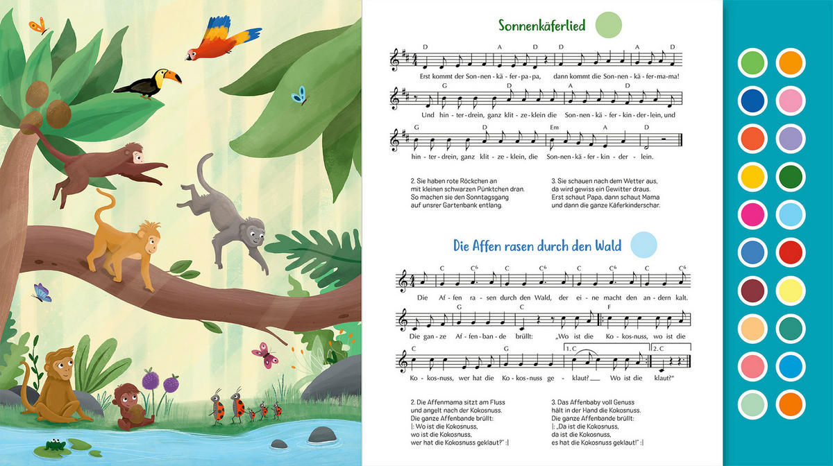 BUCH Sing mit!  - Multicolor, Basics, Papier (24,5/24,5/2,4cm)