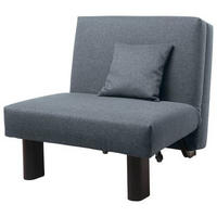 SCHLAFSESSEL in Flachgewebe Grau  - Schwarz/Grau, Design, Textil/Metall (85/85/100cm) - Max Winzer