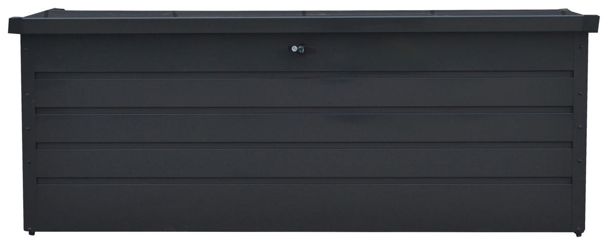  KISSENBOX 165/63/71 cm Metall Anthrazit  - Anthrazit, MODERN, Metall (165/63/71cm) - Gardenson