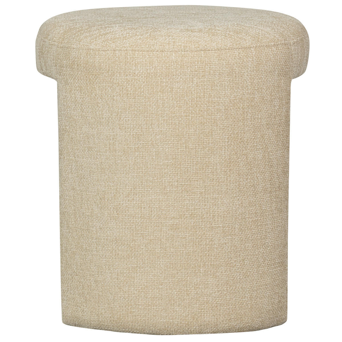 HOCKER in Textil Naturfarben  - Naturfarben, Design, Textil (45/47/45cm) - Livetastic