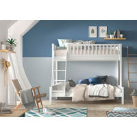 ETAGENBETT 90/200 cm Weiß  - Weiß, Natur, Holz (90/200cm) - Vipack