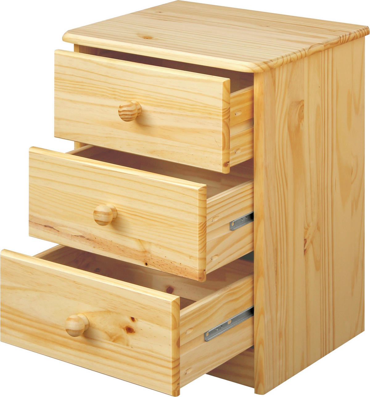 BYRÅ 43/57/35 cm  - naturfärgad, Natur, trä (43/57/35cm) - Livetastic