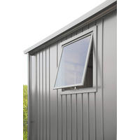 FENSTERLICHTPANEEL 81,4/188/2,5 cm  - Silberfarben, Design, Kunststoff/Metall (81,4/188/2,5cm) - Biohort