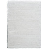 HOCHFLORTEPPICH 133/190 cm New Livorno Weiß  - Weiß, KONVENTIONELL, Textil (133/190cm) - Novel