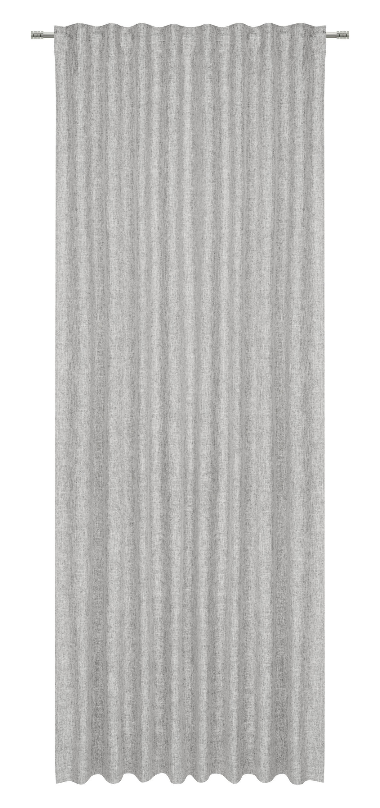 VERDUNKELUNGSVORHANG - Hellgrau, Basics, Textil (135/245cm) - Esposa