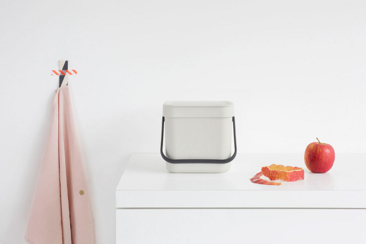 ABFALLEIMER SORT & GO 3 L  - Grau, Basics, Kunststoff (18.8/18.1/13.9cm) - Brabantia