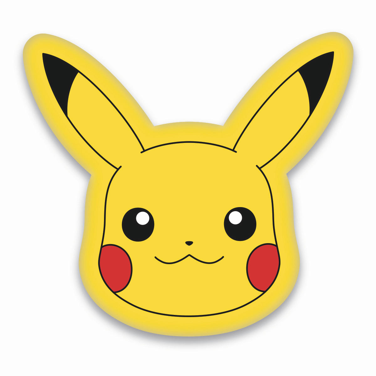 UKRASNI JASTUČIĆ      PIKACHU  - žuta, Konvencionalno, tekstil (30/30cm) - POKEMON