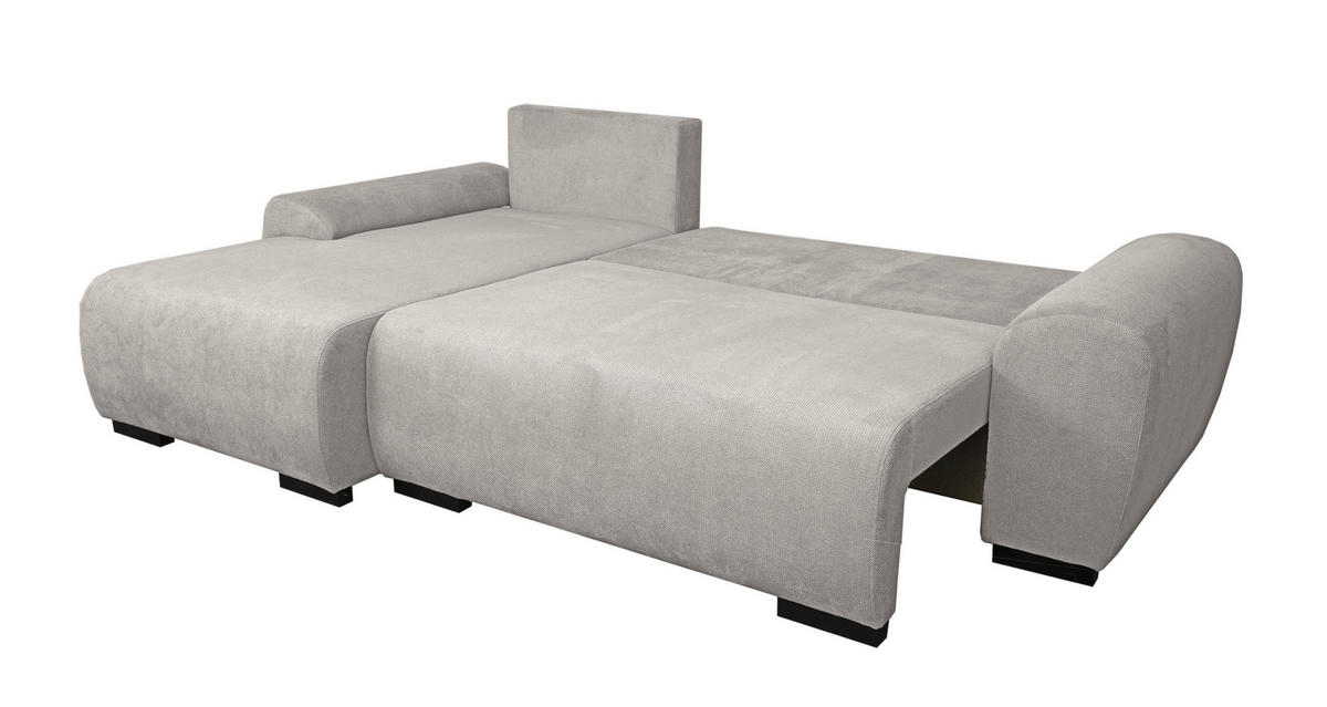 SEDACIA SÚPRAVA, textil, svetlosivá - čierna/svetlosivá, Modern, textil/plast (244/86/152cm) - Carryhome