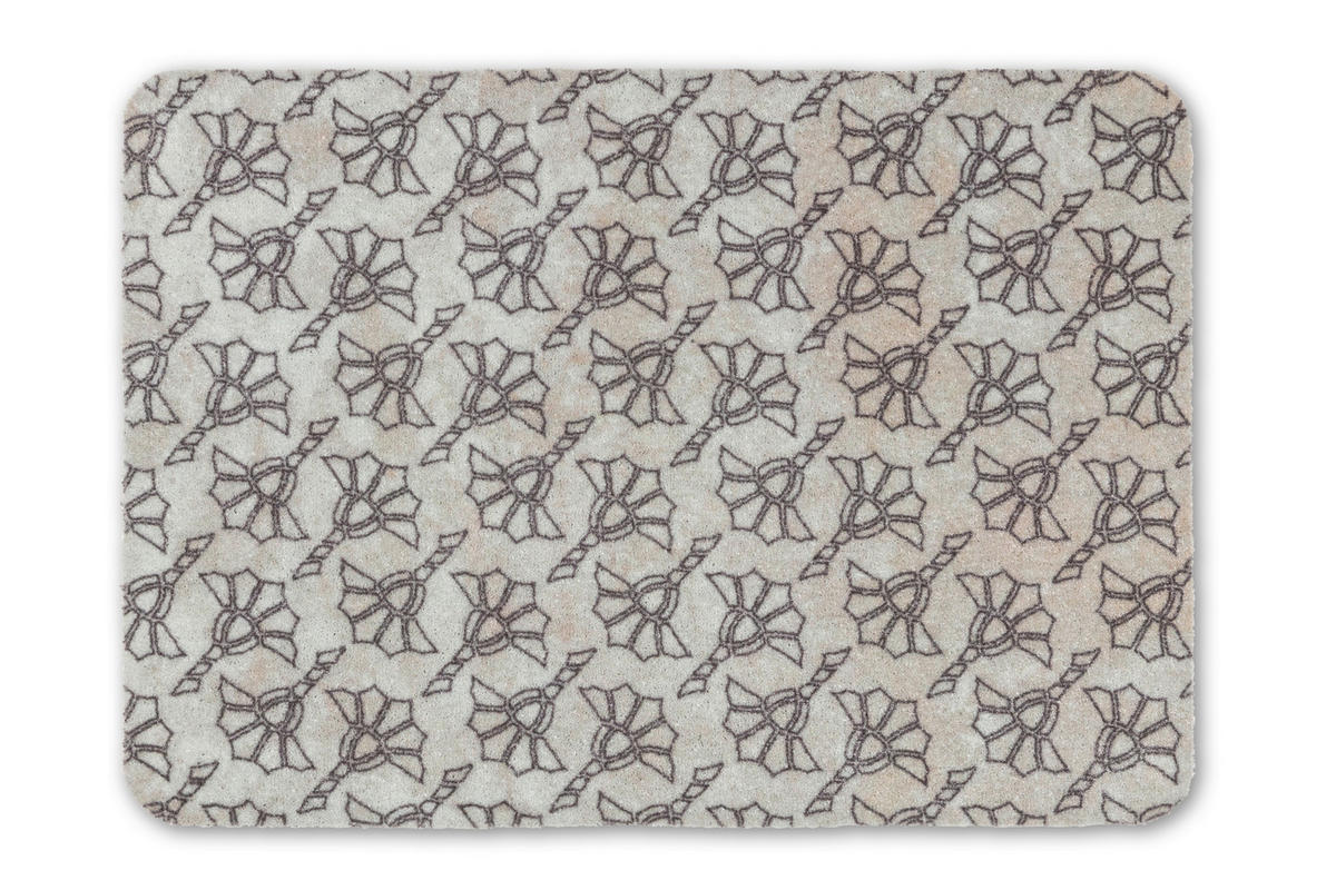 FUSSMATTE - Naturfarben, Design, Kunststoff (67/110cm) - Joop!