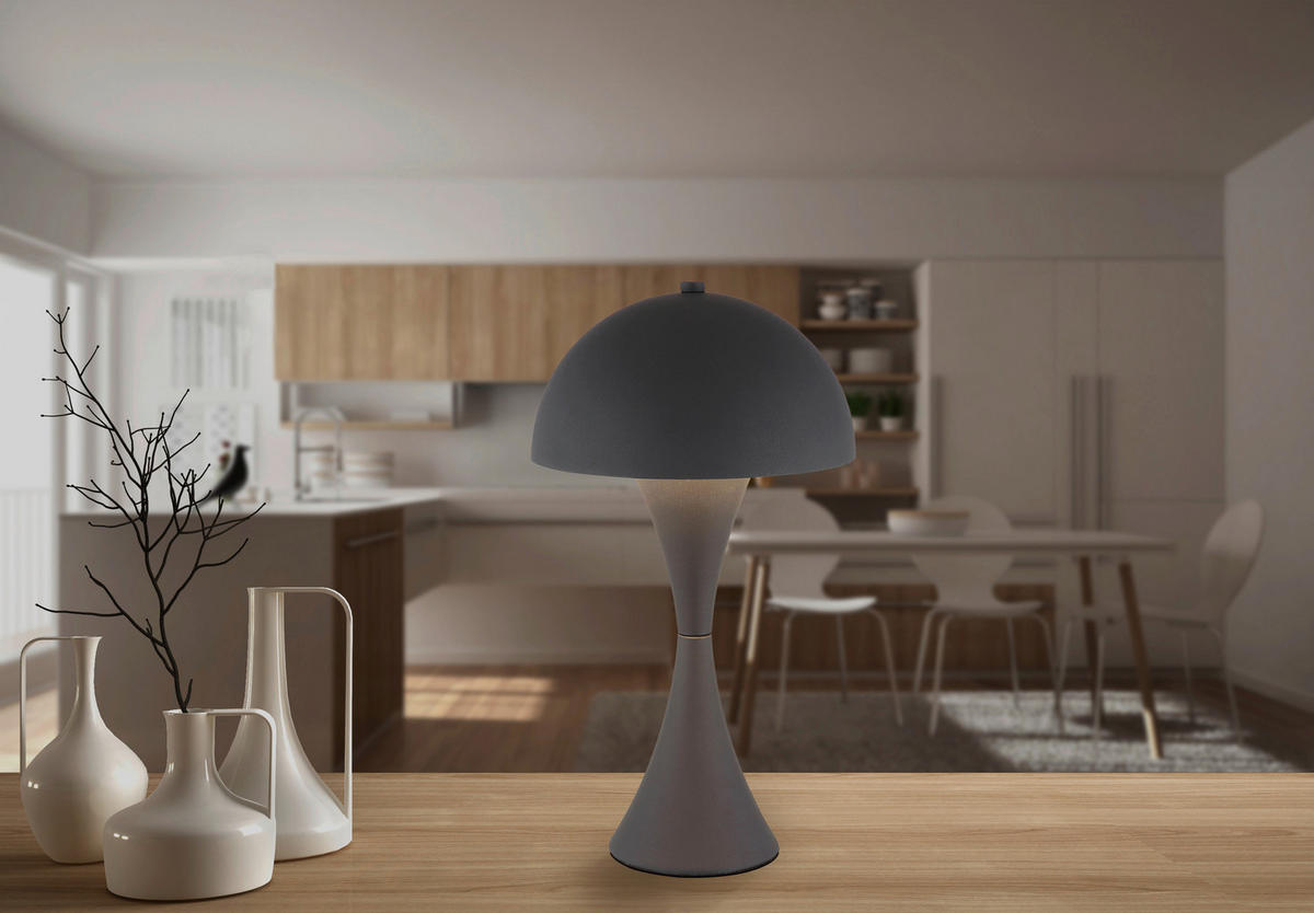 STOLNÍ LAMPA, E27, 20/36,1 cm  - černá, Design, kov/plast (20/36,1cm) - Globo