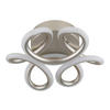 LED-DECKENLEUCHTE  26/10 cm    - Weiss/Silberfarben, Basics, Kunststoff/Metall (26/10cm) - Globo