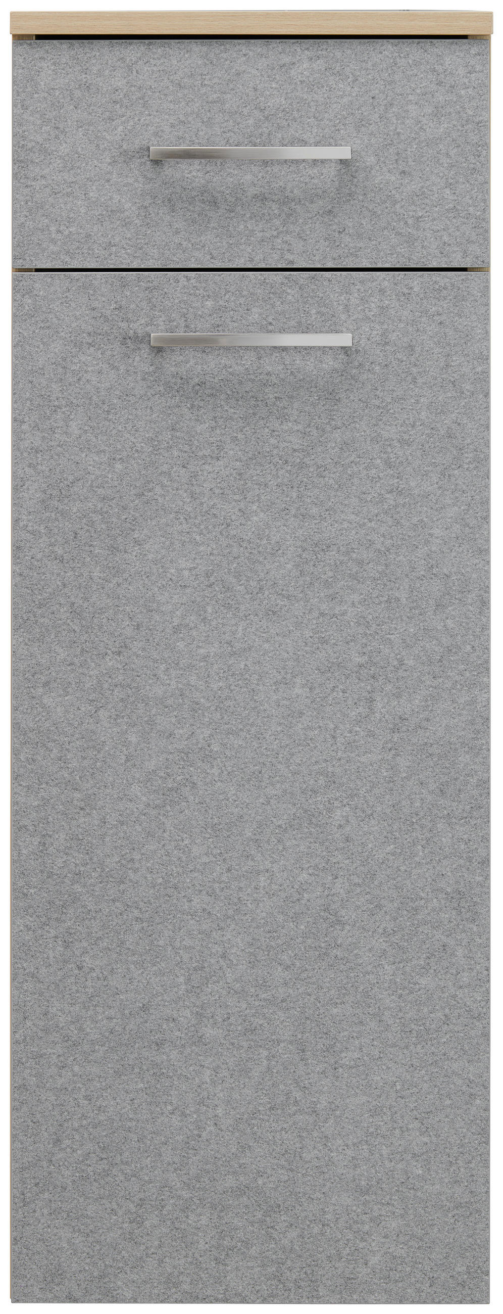 UNTERSCHRANK 32,7/88,4/35,3 cm   - Eichefarben/Grau, Basics, Holzwerkstoff/Metall (32,7/88,4/35,3cm) - Stylife