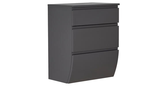 MIDISCHRANK 60/75/40 cm - Anthrazit, Basics, Holzwerkstoff (60/75/40cm) - Dieter Knoll