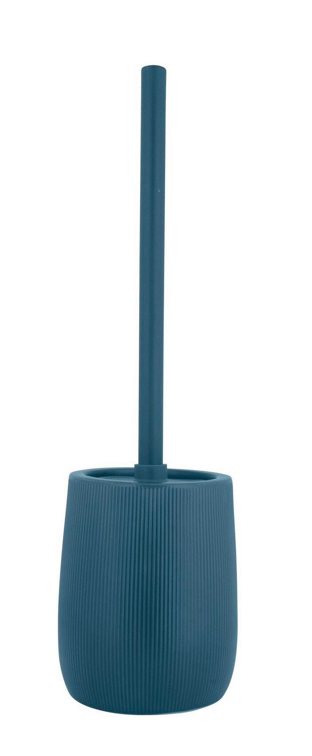 WC-BÜRSTENGARNITUR - Petrol, Basics, Keramik/Kunststoff (12/39,5/12cm) - Wenko