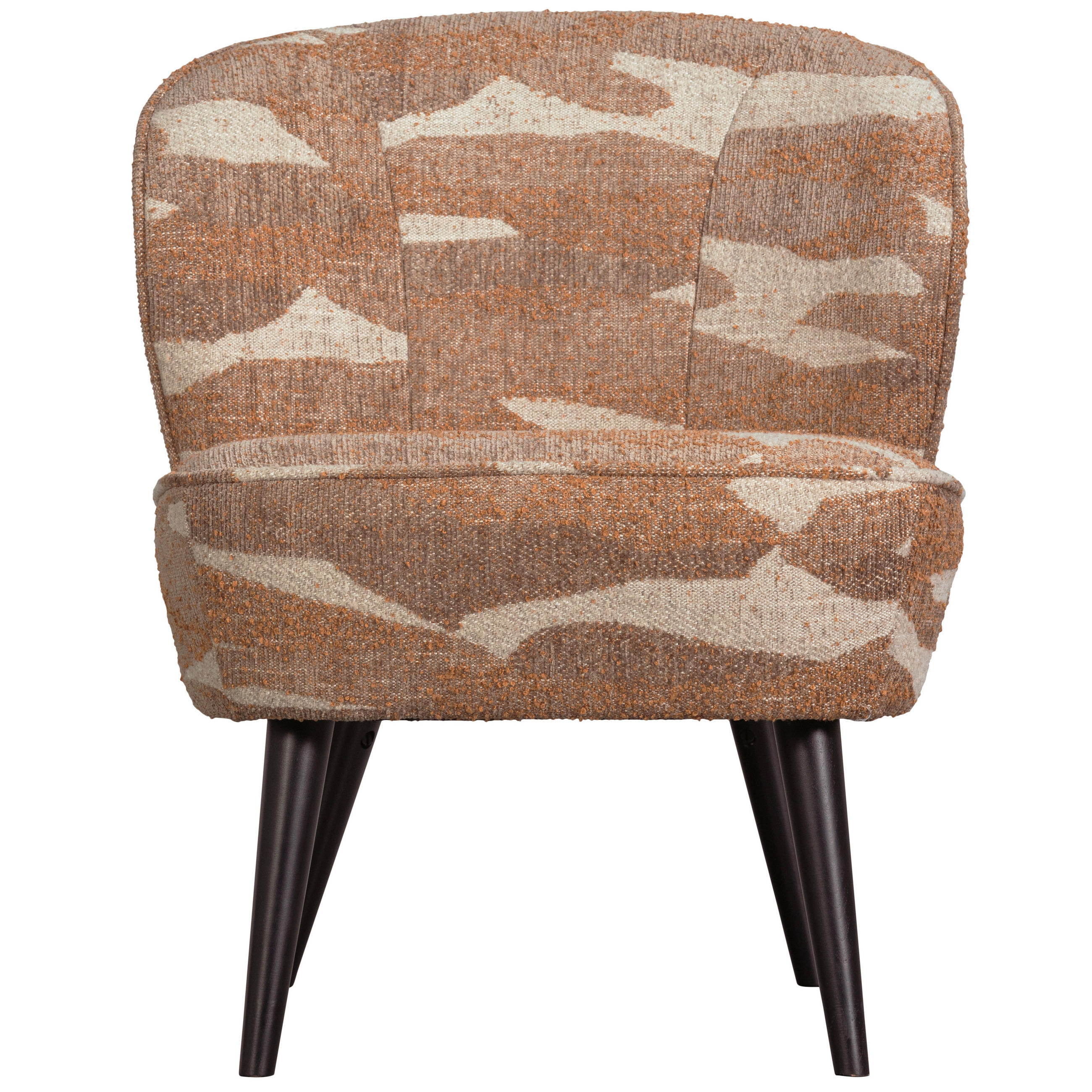 SESSEL in Webstoff Sandfarben  - Sandfarben/Schwarz, Design, Holz/Textil (59/71/70cm) - Livetastic
