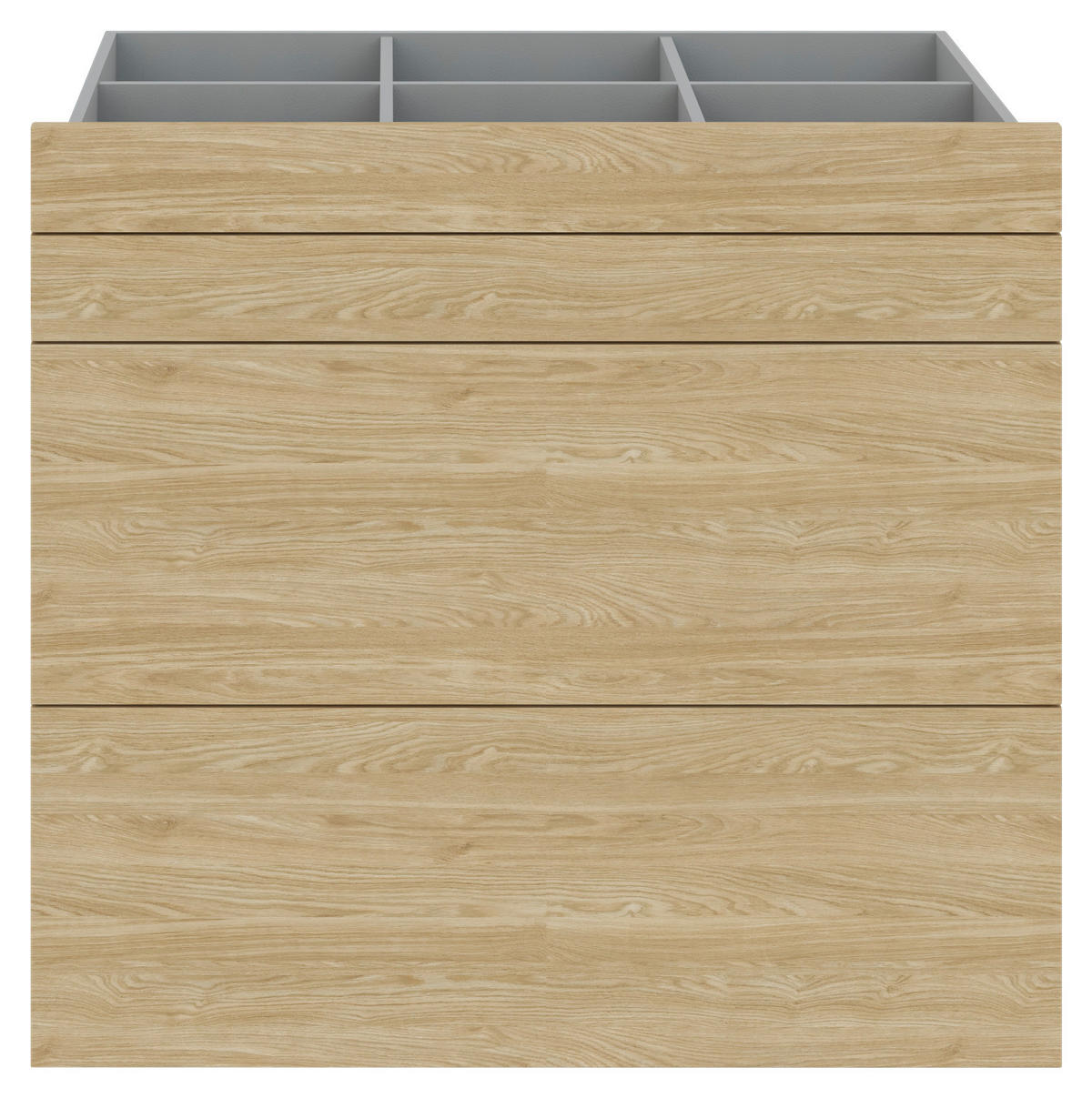 SCHUBLADENSET 90,9/82/46,8 cm   - Eichefarben, Konventionell, Holzwerkstoff (90,9/82/46,8cm) - Hom`in