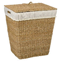 WÄSCHEKORB - Braun, Basics, Naturmaterialien (50/53/40cm)