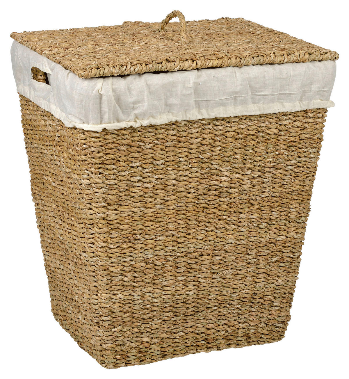 WÄSCHEKORB - Braun, Basics, Naturmaterialien (50/53/40cm)