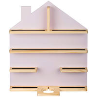 REGAL für Toniebox und Figuren 50/60/15 cm  - Lila/Naturfarben, Trend, Holz/Holzwerkstoff (50/60/15cm) - Ben'n'jen