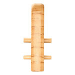 SOCKELLEISTENVERBINDUNGSSTÜCK Eichefarben  - Eichefarben, Basics, Kunststoff - Homeware