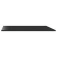 OBERPLATTE  in  - Anthrazit Hochglanz, KONVENTIONELL, Holzwerkstoff (91/1,6/42cm) - Hom`in