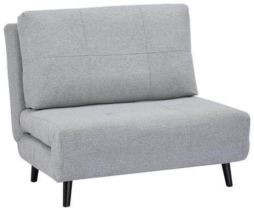 Ti'me ROZKLADACIE KRESLO, textil, svetlosivá