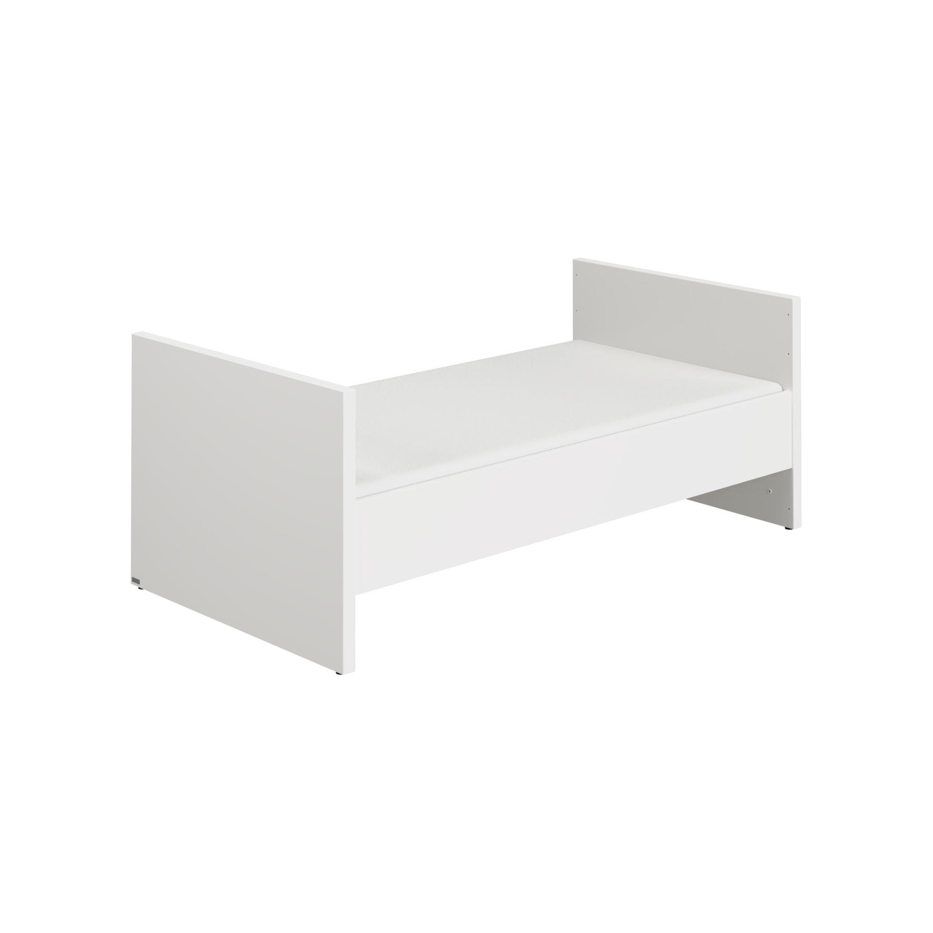 GITTERBETT Carlo 70/140 cm  - Fichtefarben/Weiß, Basics, Holz/Holzwerkstoff (70/140cm) - Paidi