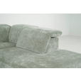ECKSOFA  in Chenille Mintgrün  307/243 cm  - Schwarz/Mintgrün, Design, Textil/Metall (307/243cm) - Xora