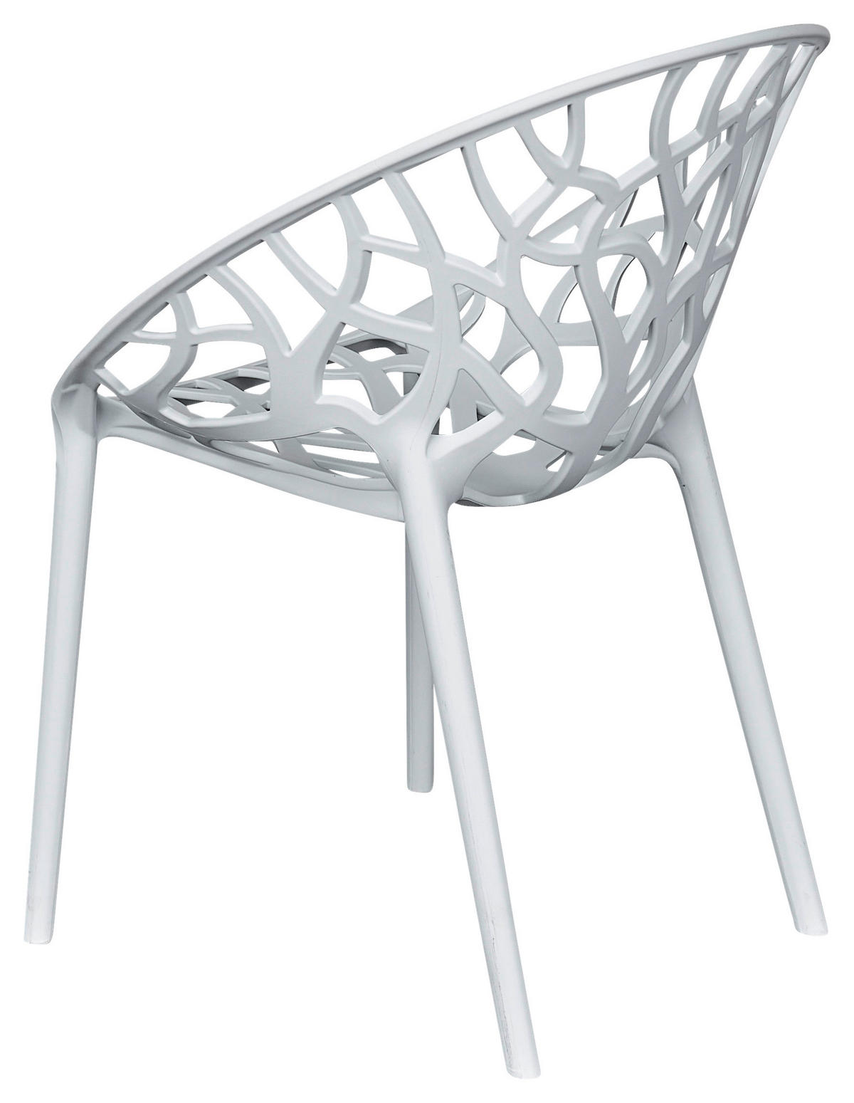 STAPELSTUHL Weiß  - Weiß, Design, Kunststoff (60,5/79/58cm) - Ambia Garden