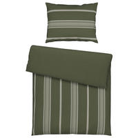 BETTWÄSCHE 2-teilig REMSA Flanell 140/200 cm  - Grün, KONVENTIONELL, Textil (140/200cm) - Esposa