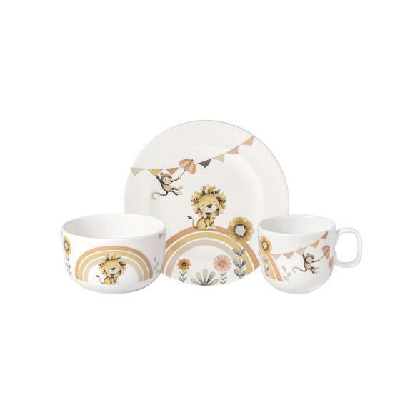 KINDERGESCHIRRSET Roar Lion 3-teilig  - Multicolor, Design, Keramik (26,5/13,5/24cm) - Villeroy & Boch