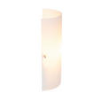 WANDLEUCHTE 15/7,5/28 cm   - Opal, KONVENTIONELL, Glas/Metall (15/7,5/28cm) - Novel