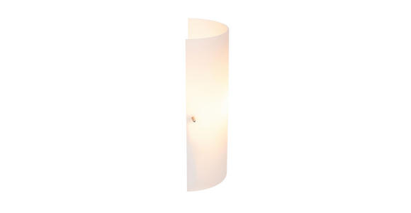 WANDLEUCHTE 15/7,5/28 cm - Opal, KONVENTIONELL, Glas/Metall (15/7,5/28cm) - Novel