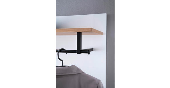 GARDEROBE 5-teilig  in 220/198/29 cm  - Wildeiche/Weiß, Design, Holz/Holzwerkstoff (220/198/29cm) - Moderano