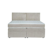 BOXSPRING KREVET 140/210 cm     bežbraon  - svetlobraon/bežbraon, Moderno, tekstil/drvo (140/210cm) - Hom`in