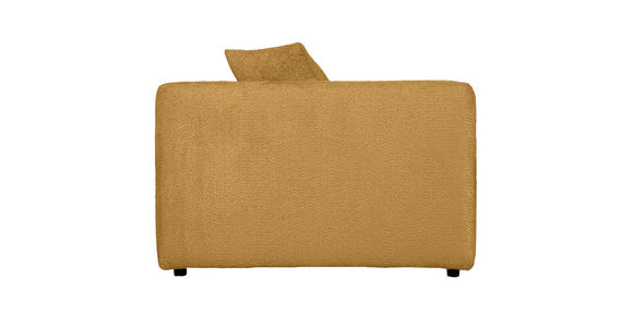BIGSOFA Chenille Senfgelb  - Senfgelb/Schwarz, MODERN, Kunststoff/Textil (228/66/111cm) - Carryhome