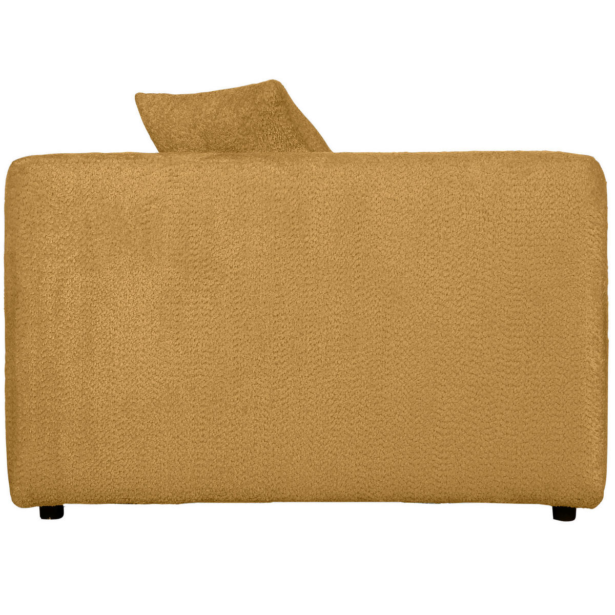 BIGSOFA Chenille Senfgelb  - Senfgelb/Schwarz, MODERN, Kunststoff/Textil (228/66/111cm) - Carryhome