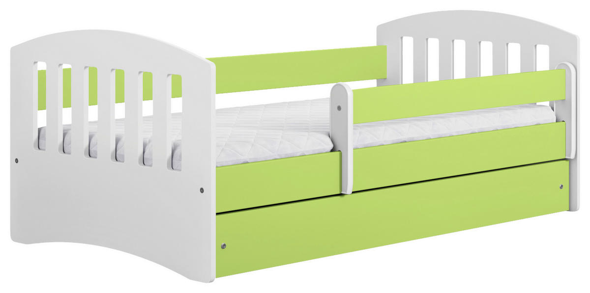 KINDER-/JUNIORBETT - Birkefarben/Weiß, MODERN, Holz/Holzwerkstoff (80/140cm) - MID.YOU