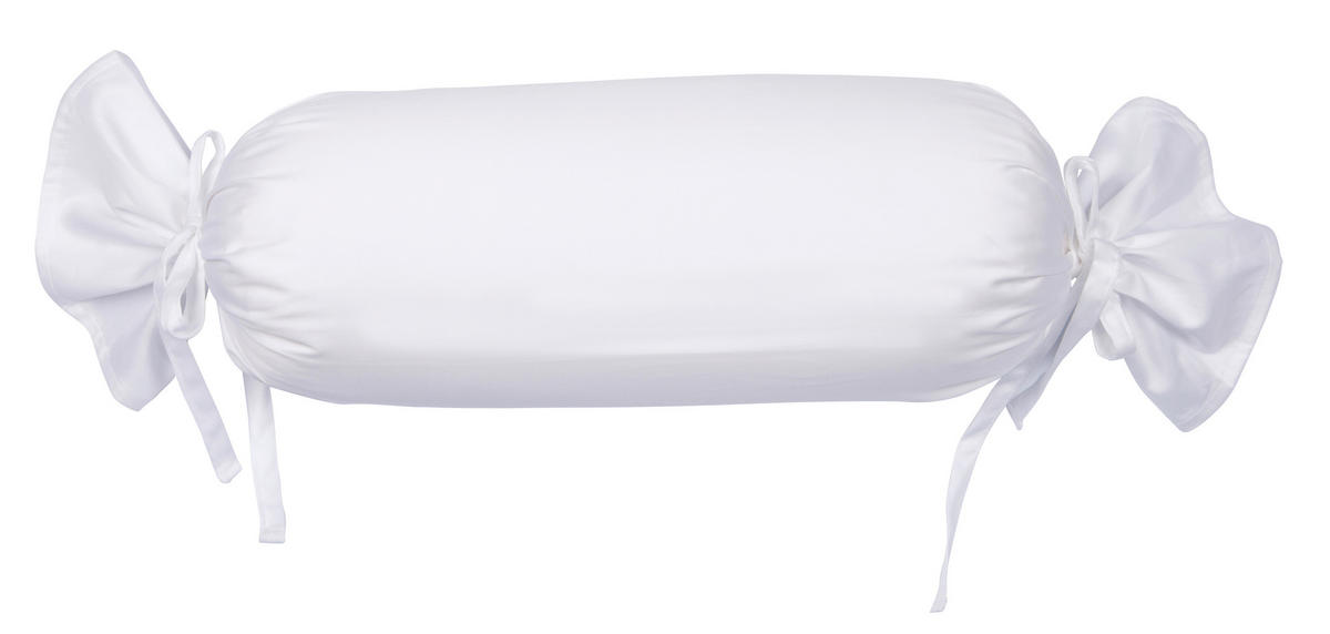 NACKENROLLENBEZUG Giacomo 15/40 cm  - Weiß, Basics, Textil (15/40cm) - Janine