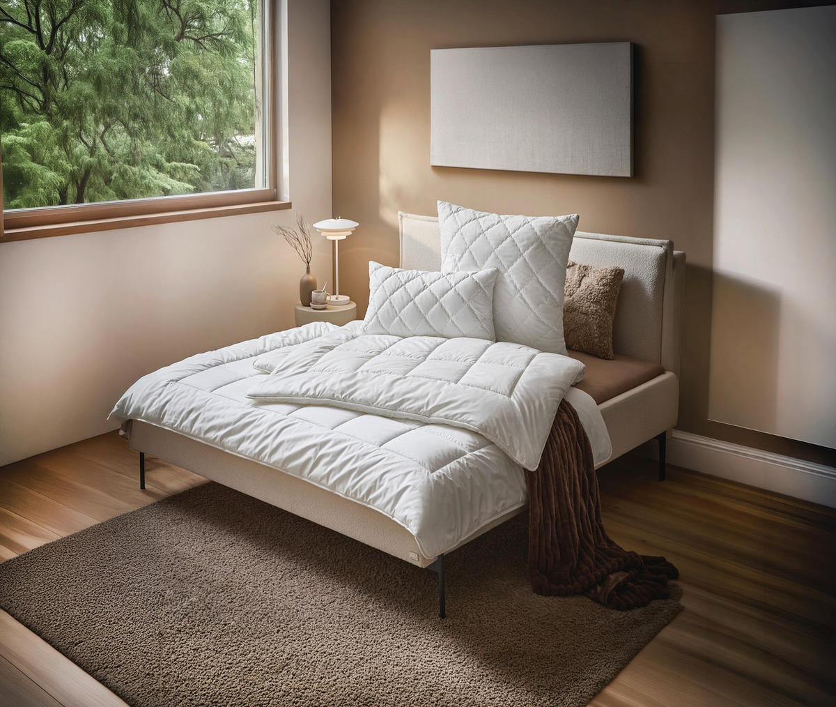 GANZJAHRESDECKE  Alcando Uno 135/200 cm  - Champagner, Basics, Textil (135/200cm) - Billerbeck