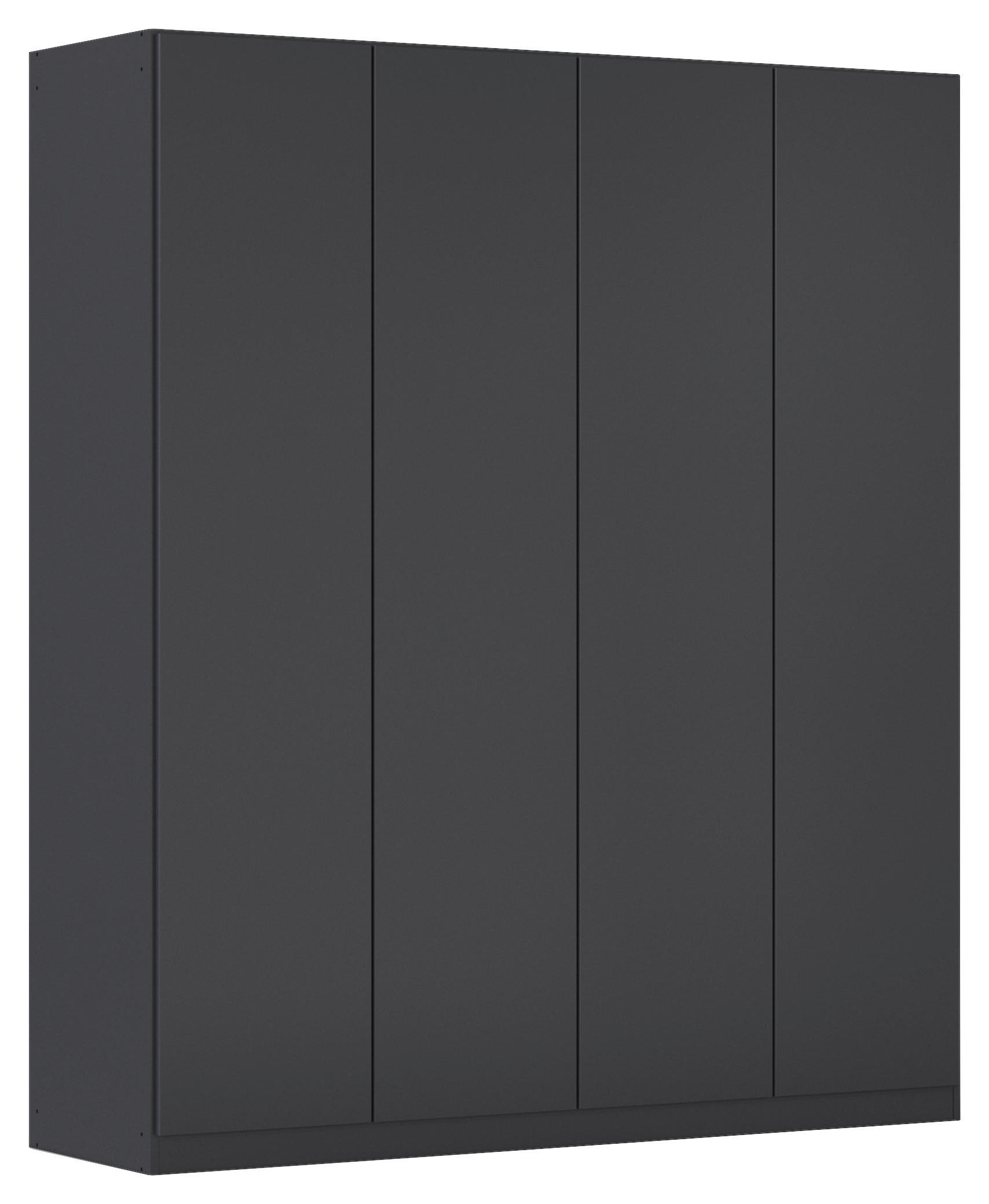 FALTTÜRENSCHRANK in Dunkelgrau  - Dunkelgrau, Holzwerkstoff (181/210/54cm) - Boxxx