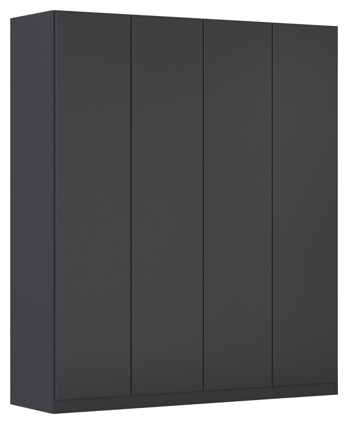 FALTTÜRENSCHRANK in Dunkelgrau  - Dunkelgrau, Holzwerkstoff (181/210/54cm) - Boxxx
